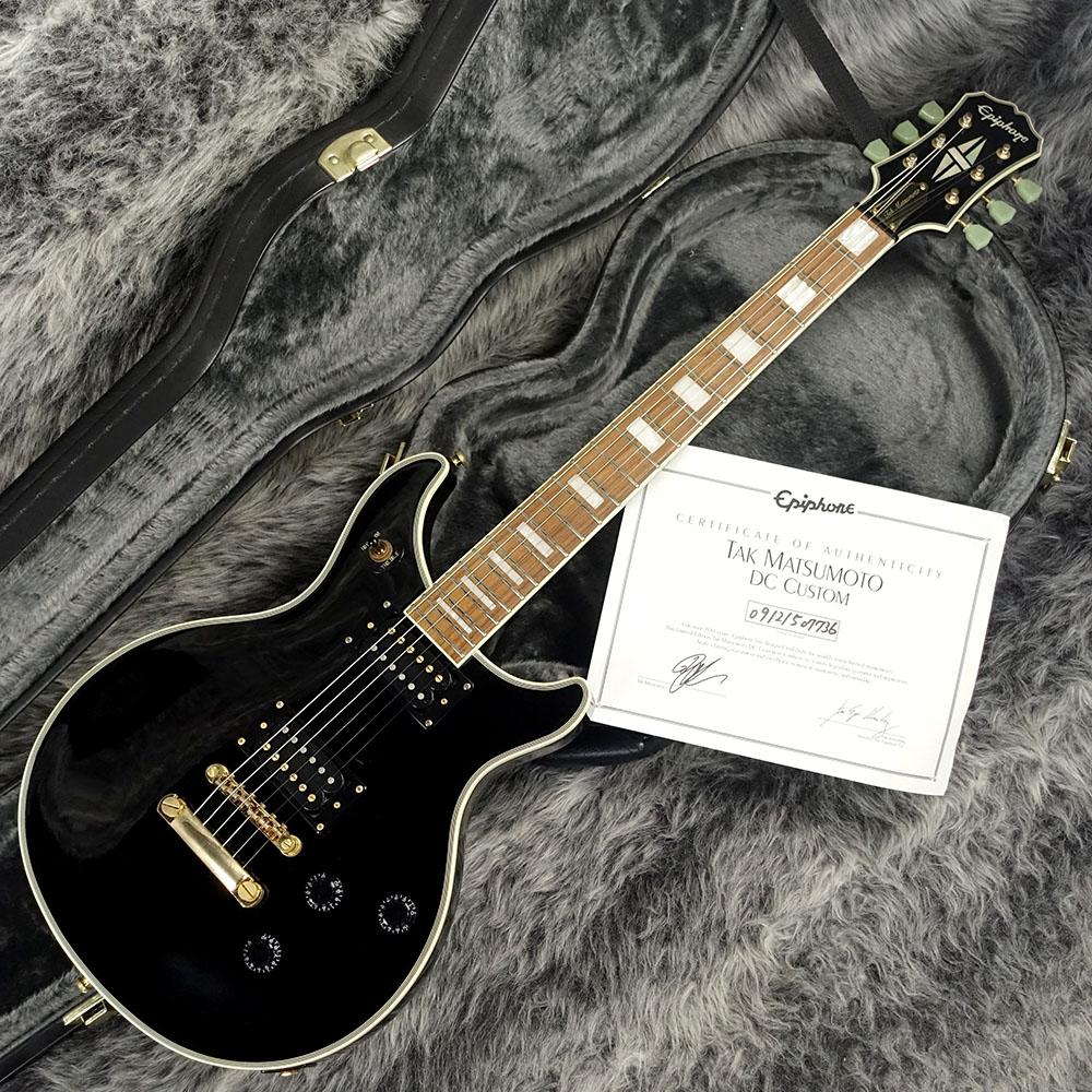 「最終価格」Epiphone Tak Matsumoto DC Custom 楽天市場】Epiphone Limited Edition Tak Matsumoto DC Custom Ebony