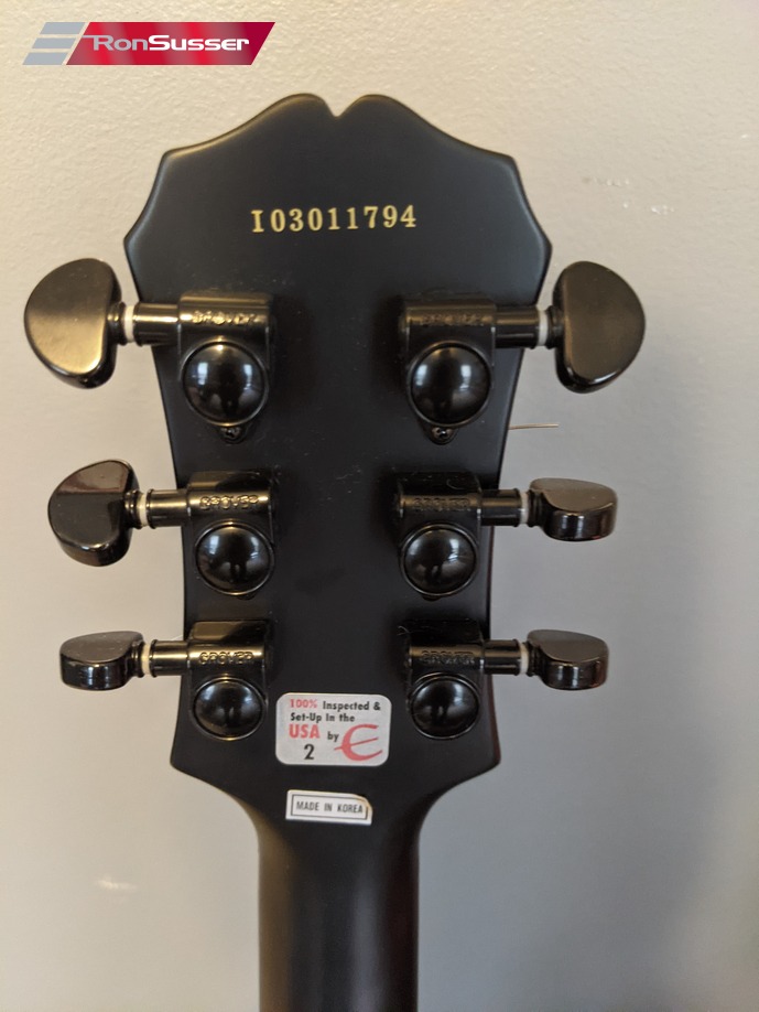 Epiphone SG Matte G-400 Gothic XII Electric Guitar – RonSusser.com