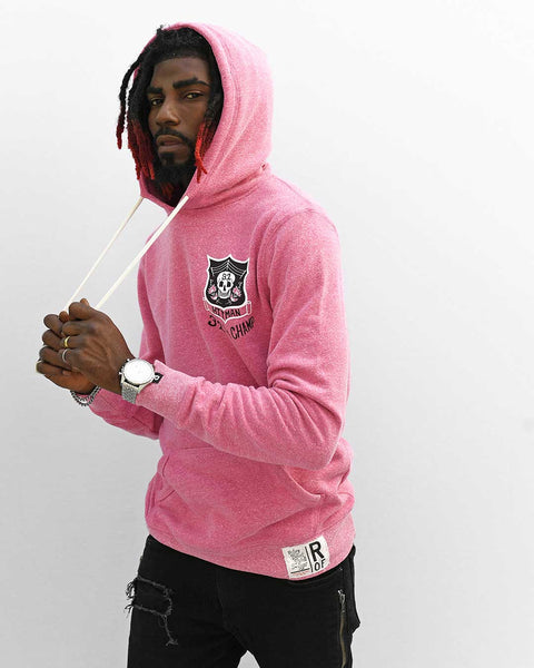 Bret Hart 32 Time Champ Pink PO Hoody