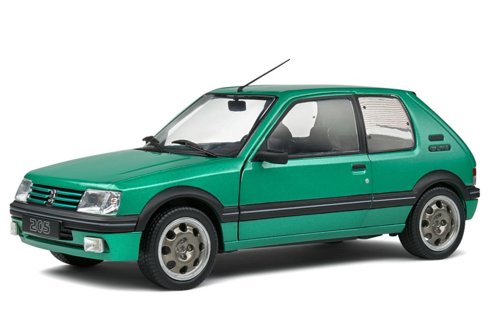 PEUGEOT 205 GTi Griffe 1992 Green Metallic - Solido Scale 1:18