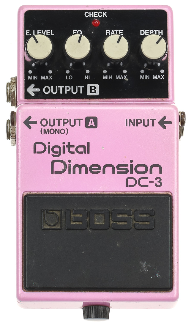 BOSS Digital Dimension DC-3 エフェクター　箱説明書付 DC-3 Digital Space-D（デジタルスペースD / コーラス？） │ BOSS