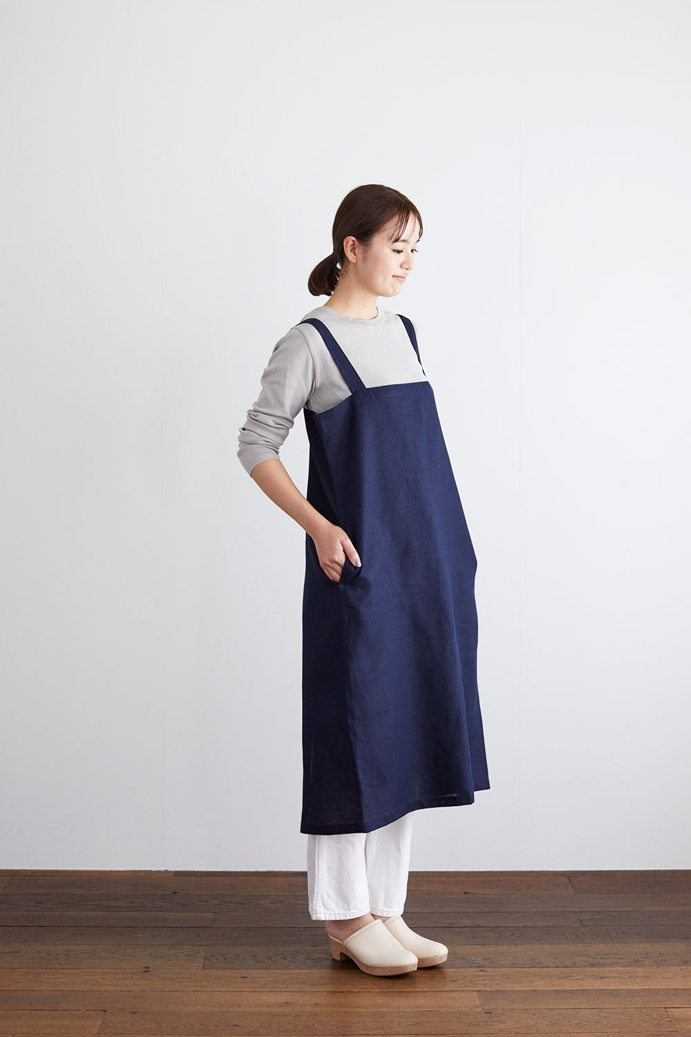楽天市場】【 NEW デザイン！ 】 fog linen work エプロン スクエア