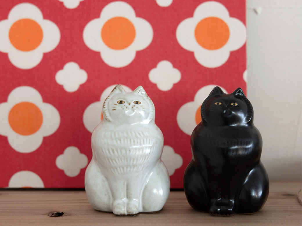 新品】人気作家kyo 猫置物 アマビエ 焼物 陶器2個セット 楽天市場