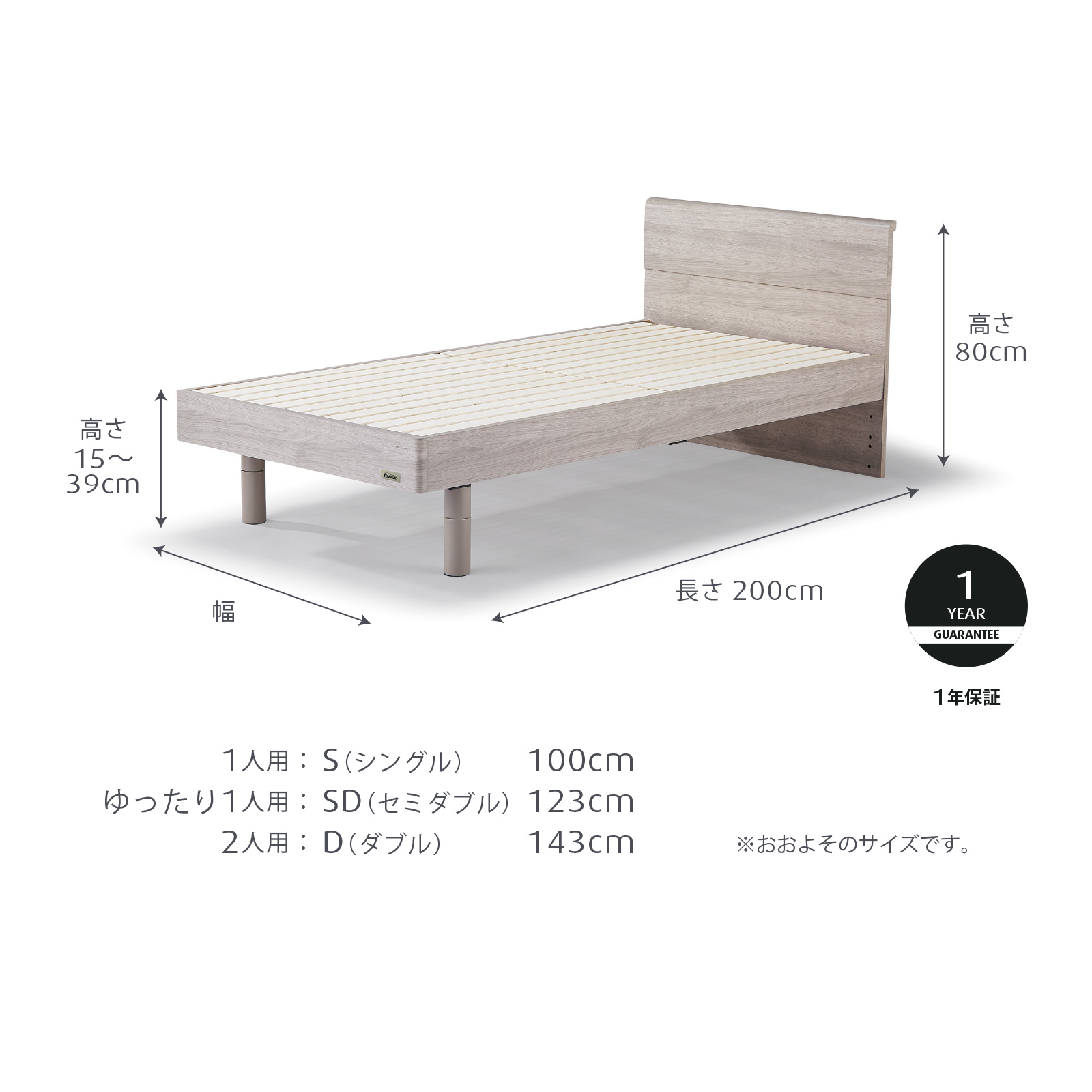 楽天市場】【公式】テンピュール 木製ベッド シングル セミダブル