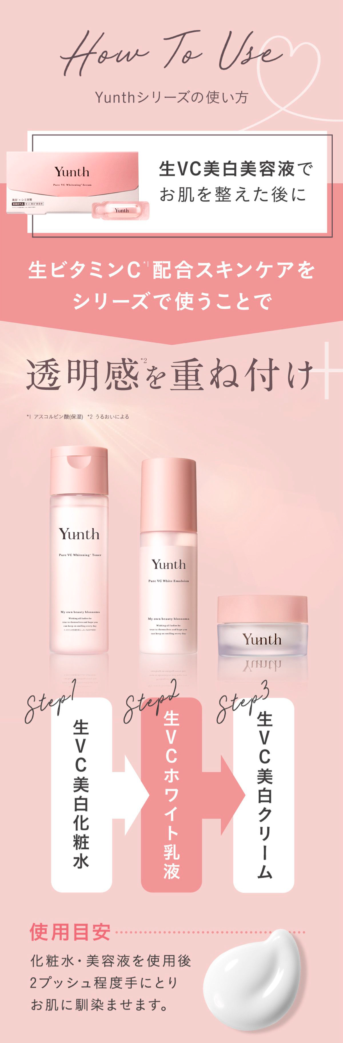 楽天市場】【公式】Yunth 生VCホワイト乳液 75ml | 乳液 ビタミンC