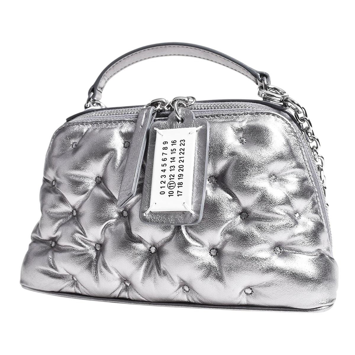 Maison Margiela]Glam Slam Trapezoid Bag/SILVER(SB1WG0065-P6800