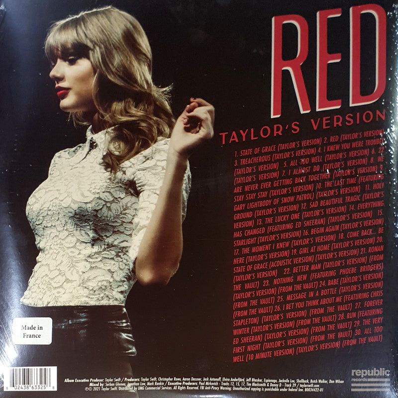 Red (Taylor's Version) – Rare Records
