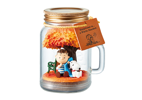 SNOOPY & FRIENDS Terrarium Happiness with Snoopy：商品案内 | 株式