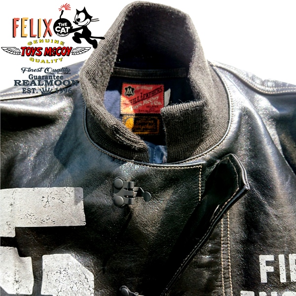 No.TMJ2020 TOYS McCOY LEATHER DECK HOOK JAKET FELIX THE CAT