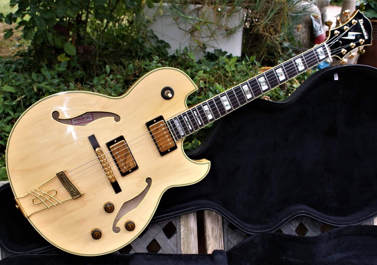 Beautiful 2007 Ibanez PM120 Pat Metheny Signature In Blonde