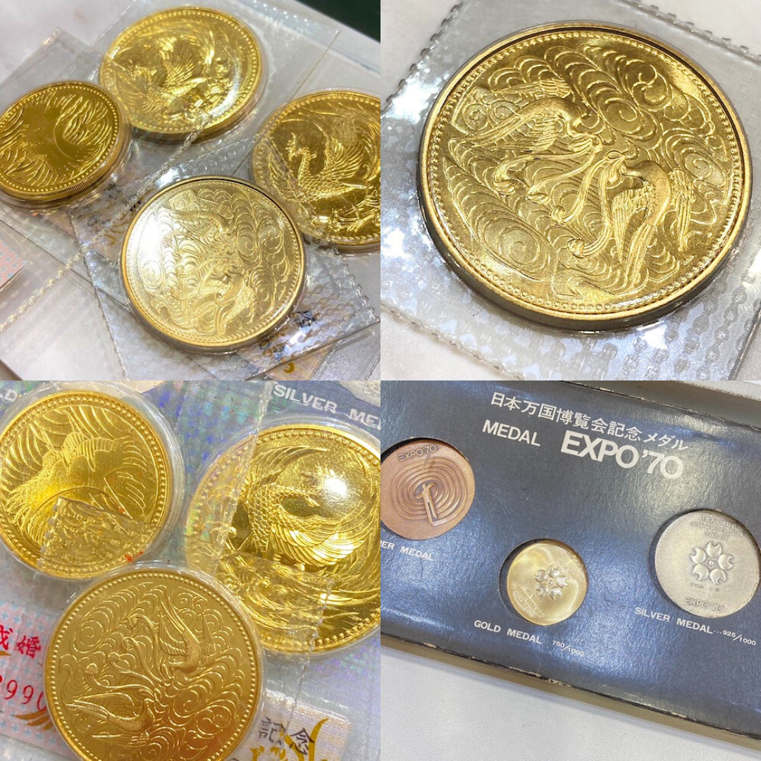 金貨】天皇陛下御即位記念10万円金貨・御成婚記念5万円金貨の査定
