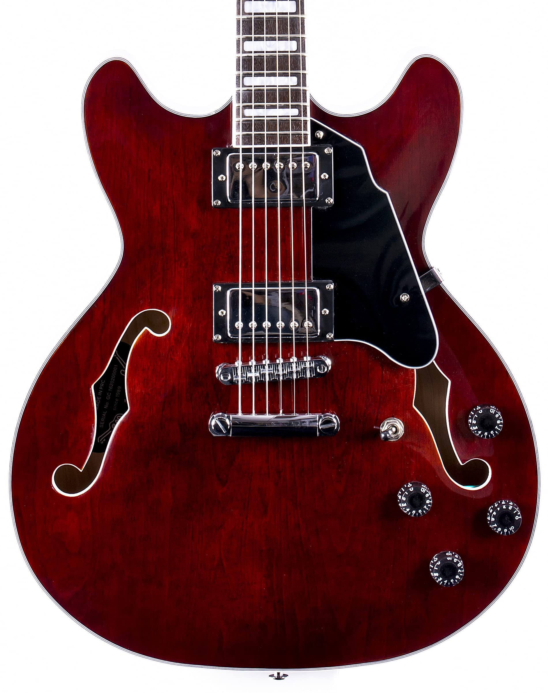 Grote Electric Jazz Guitar Semi-Hollow Body Multi-ply Binding