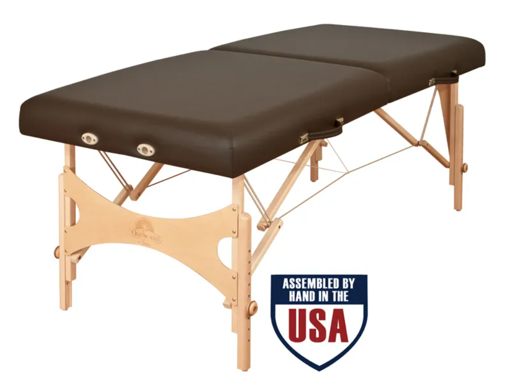 Oakworks Nova Massage Table, Portable, Folding, 2 Width Options, 2