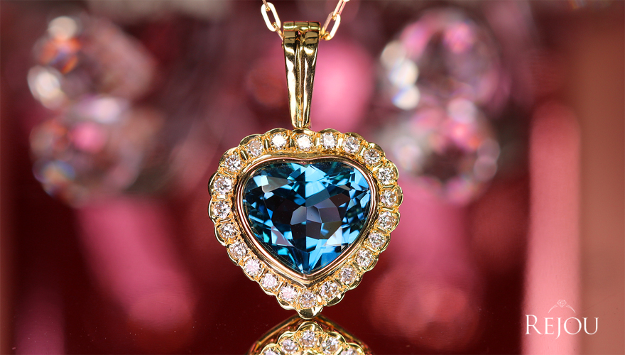 第389回抽選販売＞ロンドンブルートパーズ 6.0ct ダイヤモンド 0.4ct