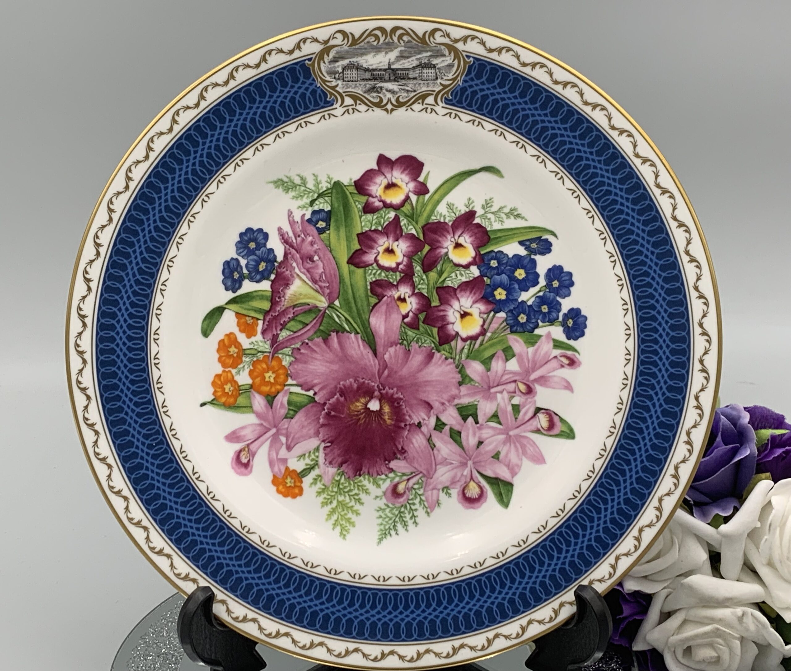 Spode -The 1985 – Chelsea Flower Show Plate – 'Chelsea Splendour