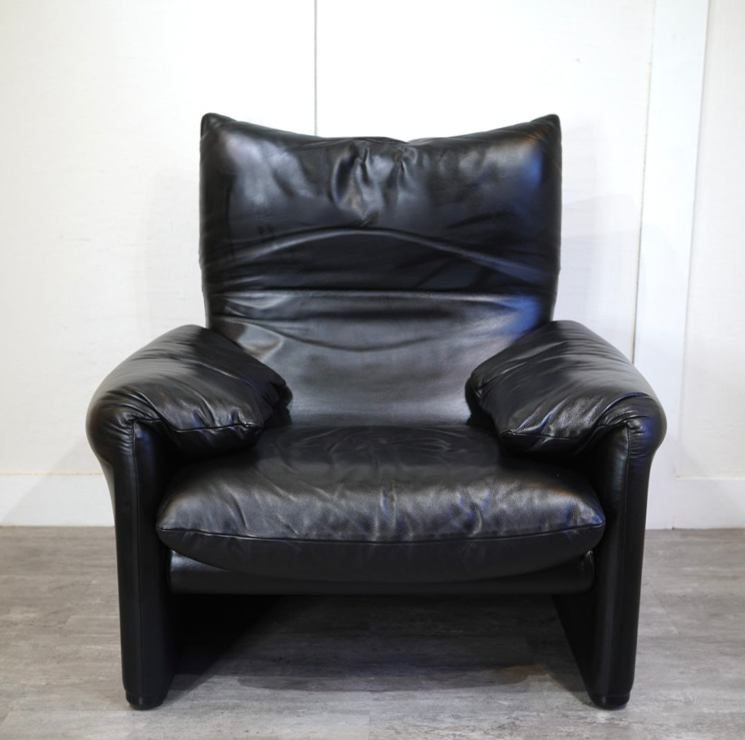 カッシーナ / Cassina 675-1P マラルンガ 本革 1人掛け ソファ ヴィコ