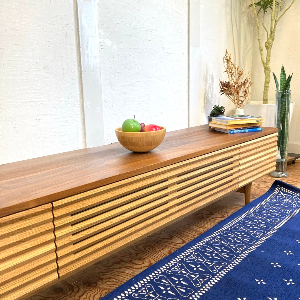 飛騨産業 キツツキ スタンダードコレクション AVキャビネット オーク