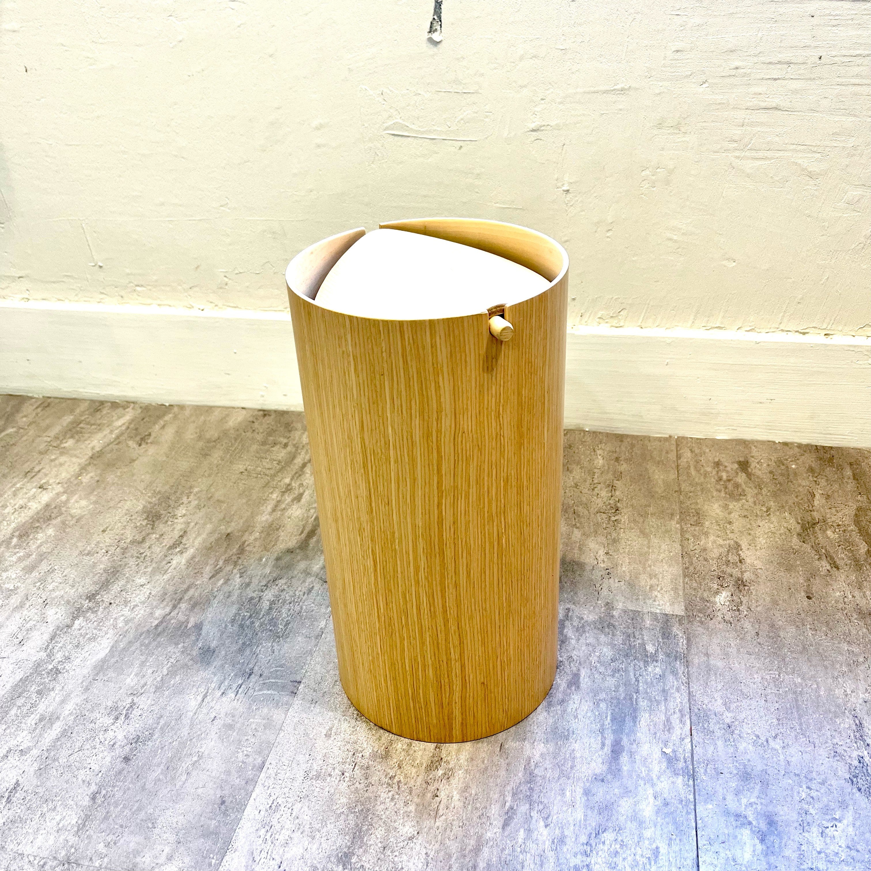 サイトーウッド / SAITO WOOD BASKET flap lid ダストボックス ゴミ箱