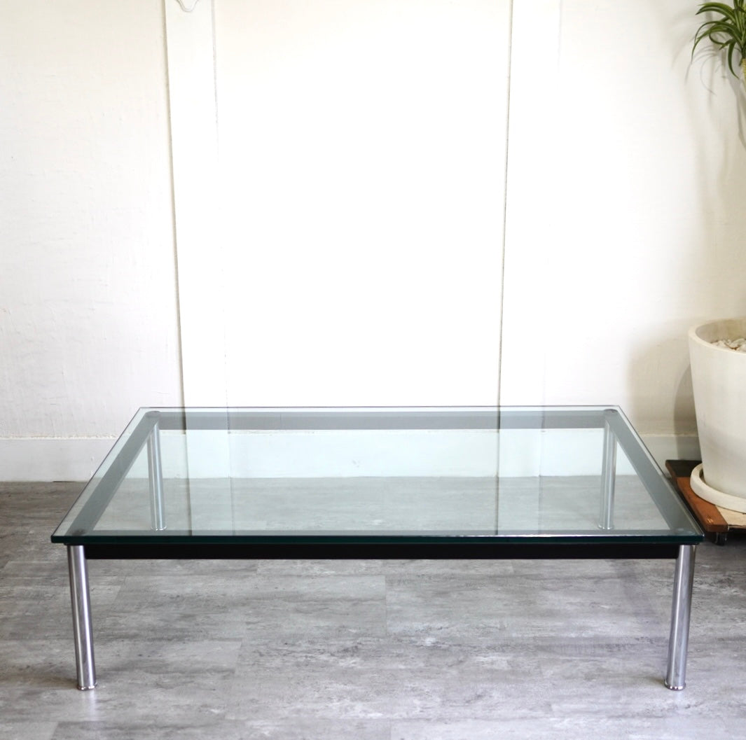 カッシーナ Cassina LC10-P 10 TABLE EN TUBE センターテーブル ガラス