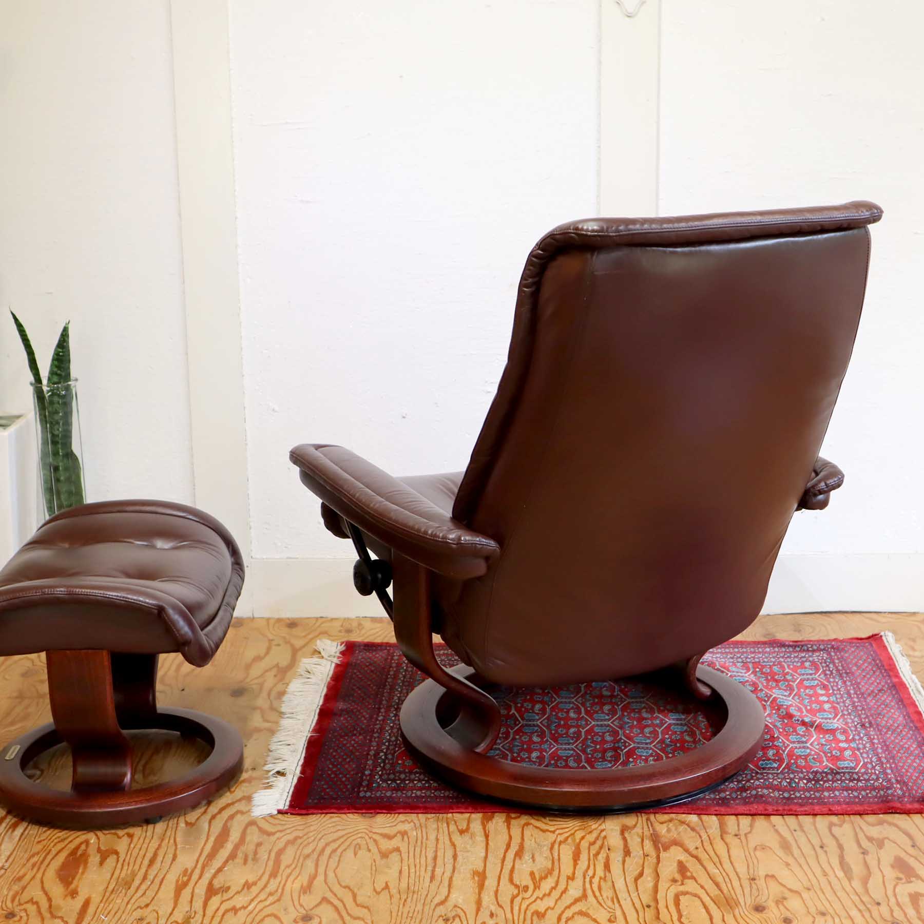 エコーネス/EKORNES ストレスレスチェア オットマン ロイヤル 本革
