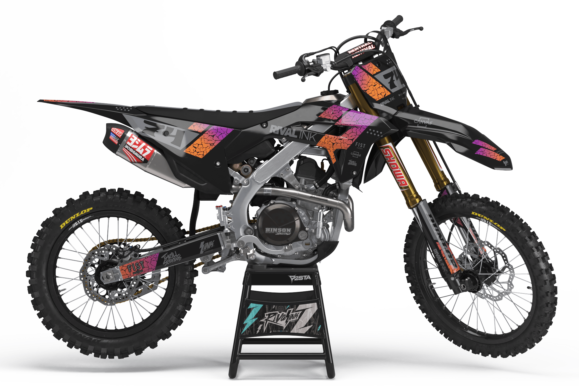 ERODE SUNSET Graphics Kit (All Bikes) | Rival Ink Design Co