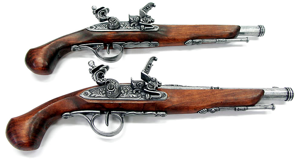 決闘用 フリントロック2丁拳銃【世界の武器庫 リバートップ】・スパー