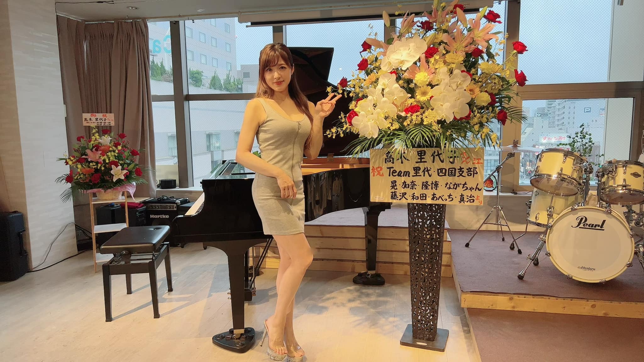 昨日は徳島コティでピアノソロライブ❣️本日広島birdさんに初出演です