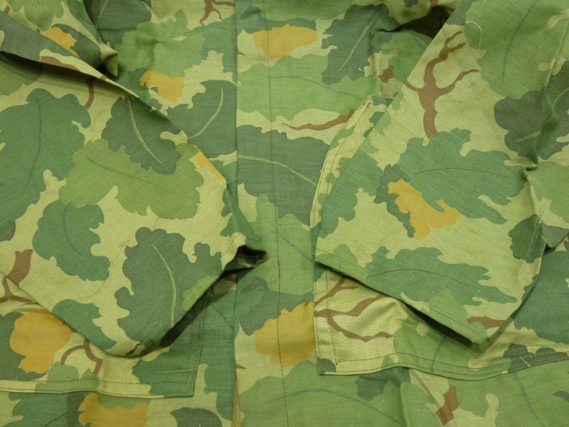 60s KAMO MITCHELL PATTERN LEAF CAMO REVERSIBLE JACKET DEAD STOCK