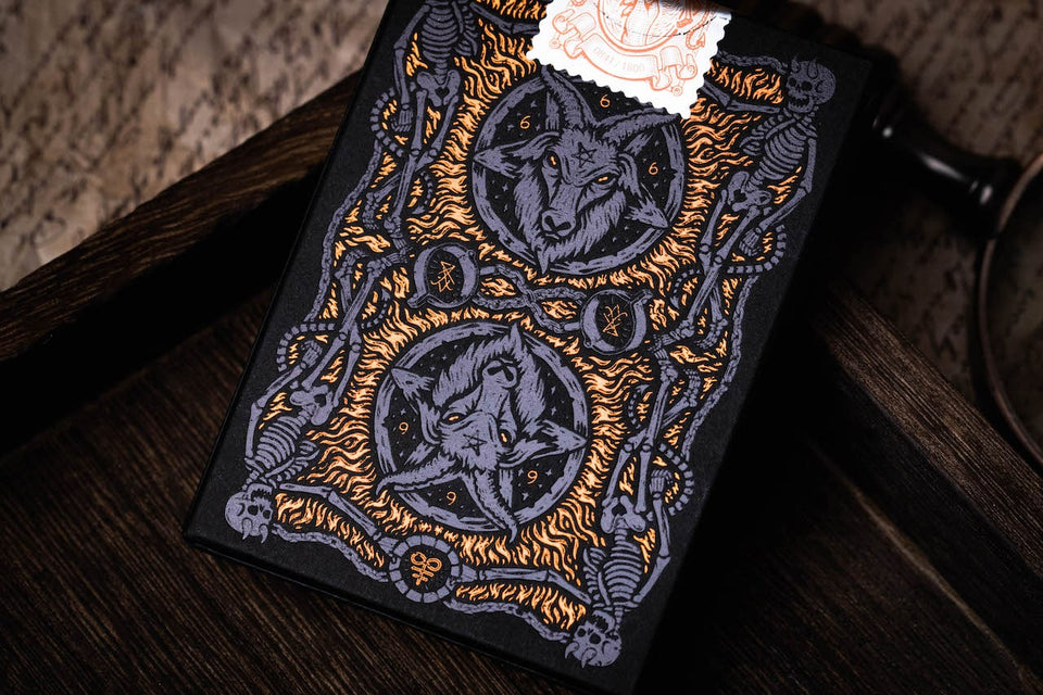 666 Playing Cards Bronze Dark Reserve - Riffle Shuffle Playing Card Co