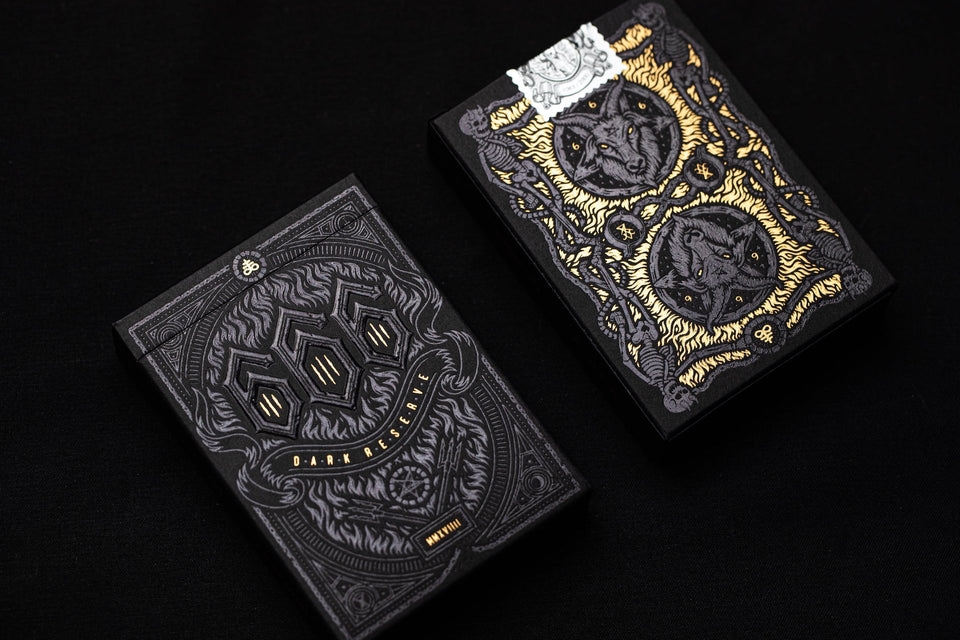 666 Playing Cards - Dark Reserve – Riffle Shuffle Playing Card Co