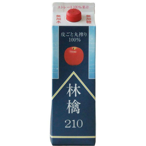 林檎210紙パック 3本入〜20本入 - りんごの青研