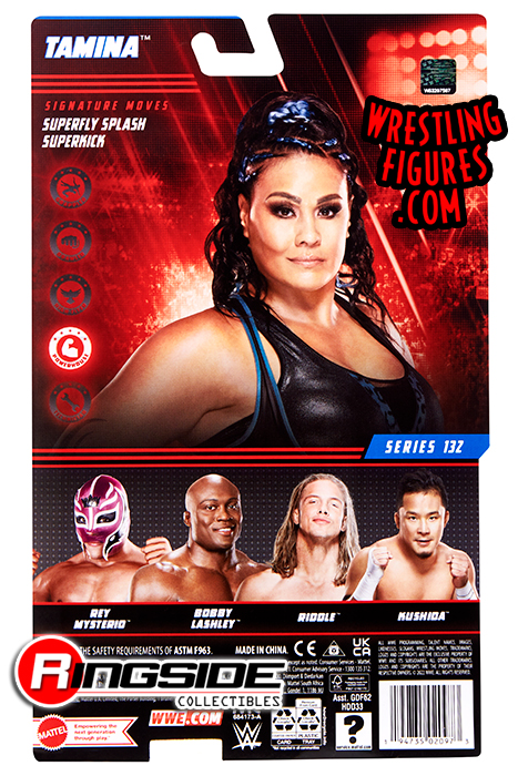 Tamina (Blue Highlights) - WWE Series 132 WWE Toy Wrestling Action
