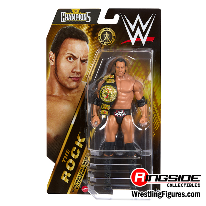 The Rock - WWE Main Event Champions 1 Toy Wrestling Action Figure