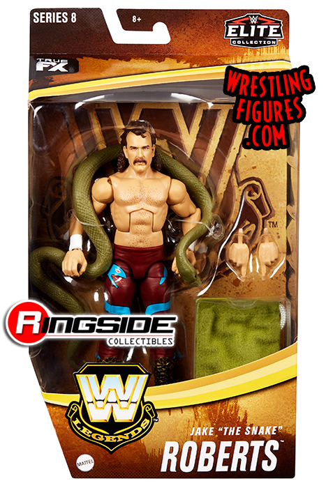 Jake Roberts (Purple Tights) - WWE Legends 8 WWE Toy Wrestling