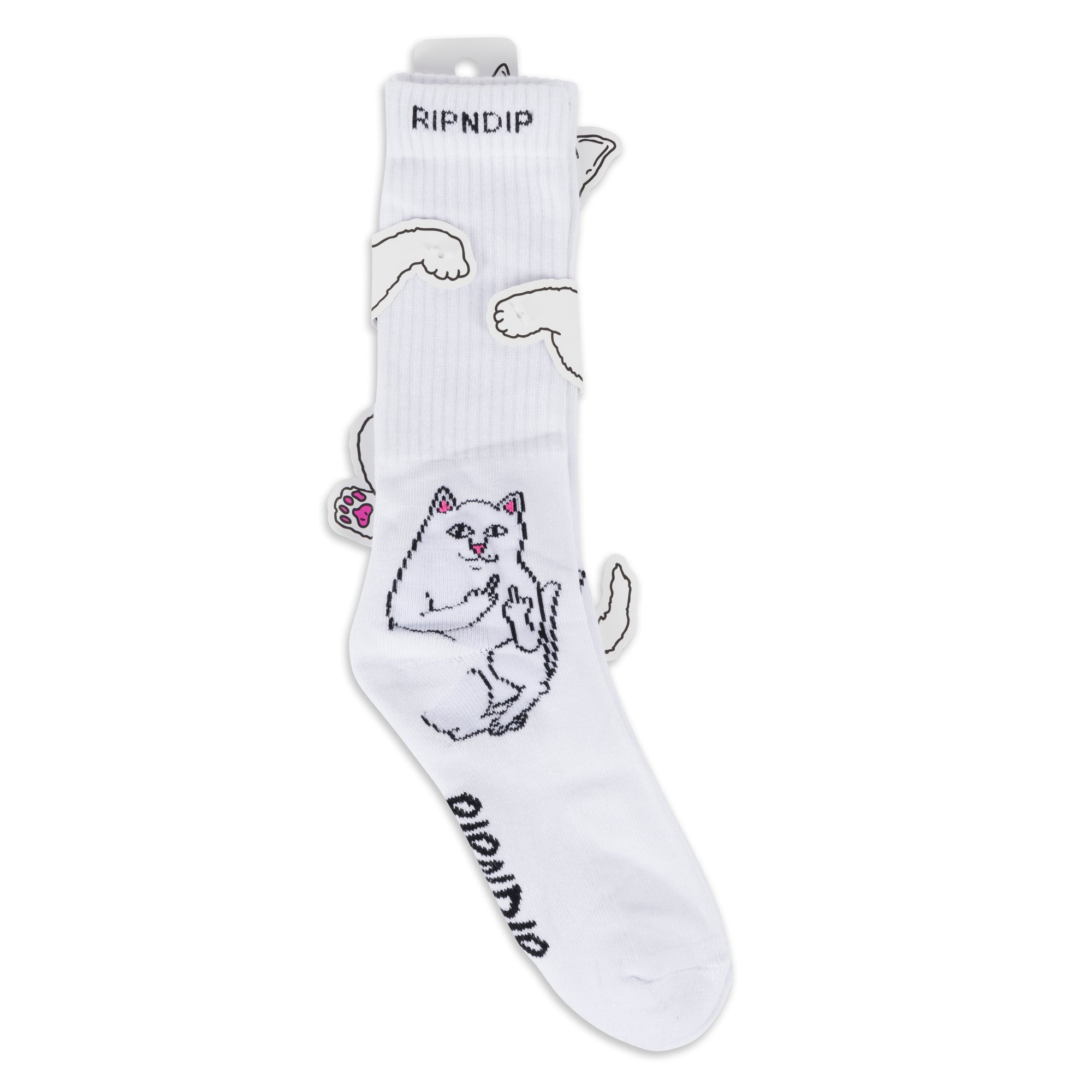 Lord Nermal Socks (White) – RIPNDIP