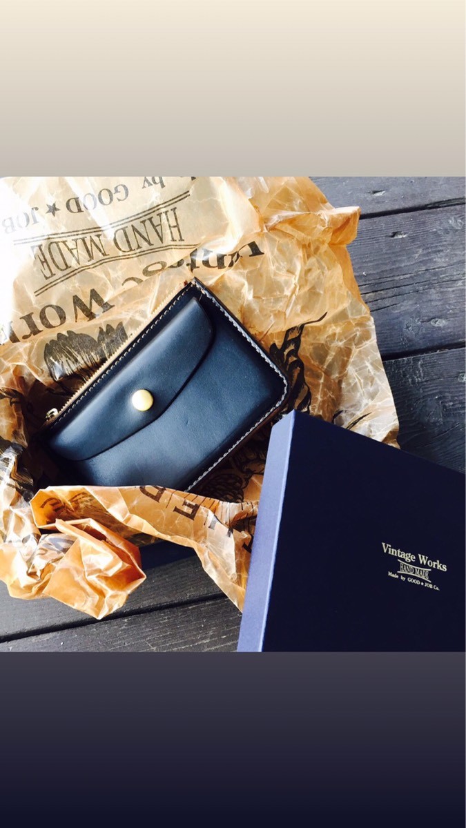 ビンテージワークス 財布 ブラック ハンドメイド VINTAGE WORKS
