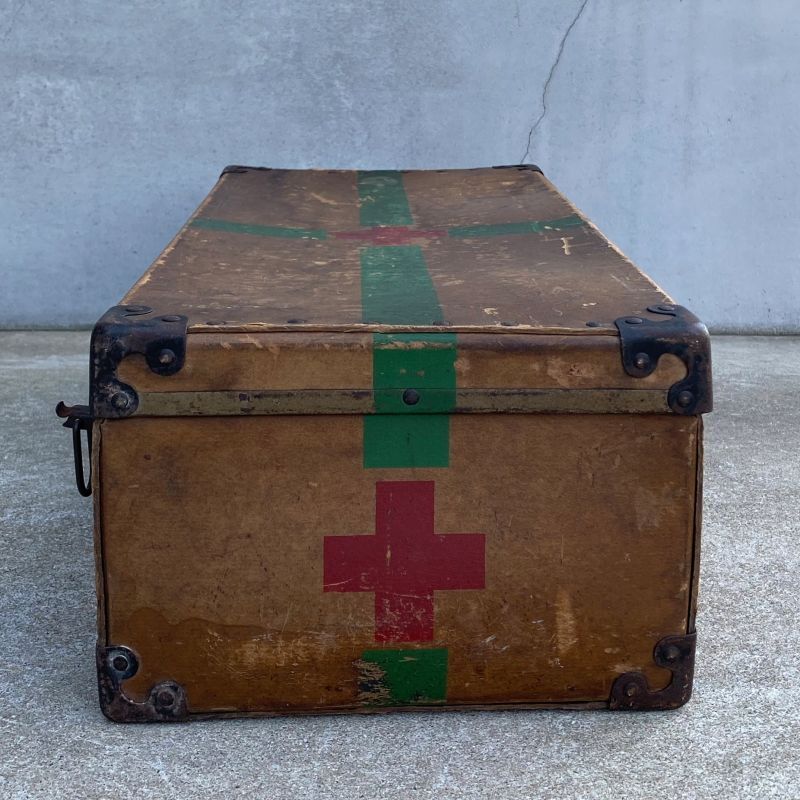 VINTAGE TRUNK SUITCASE RED CROSS ヴィンテージ トランク スーツ