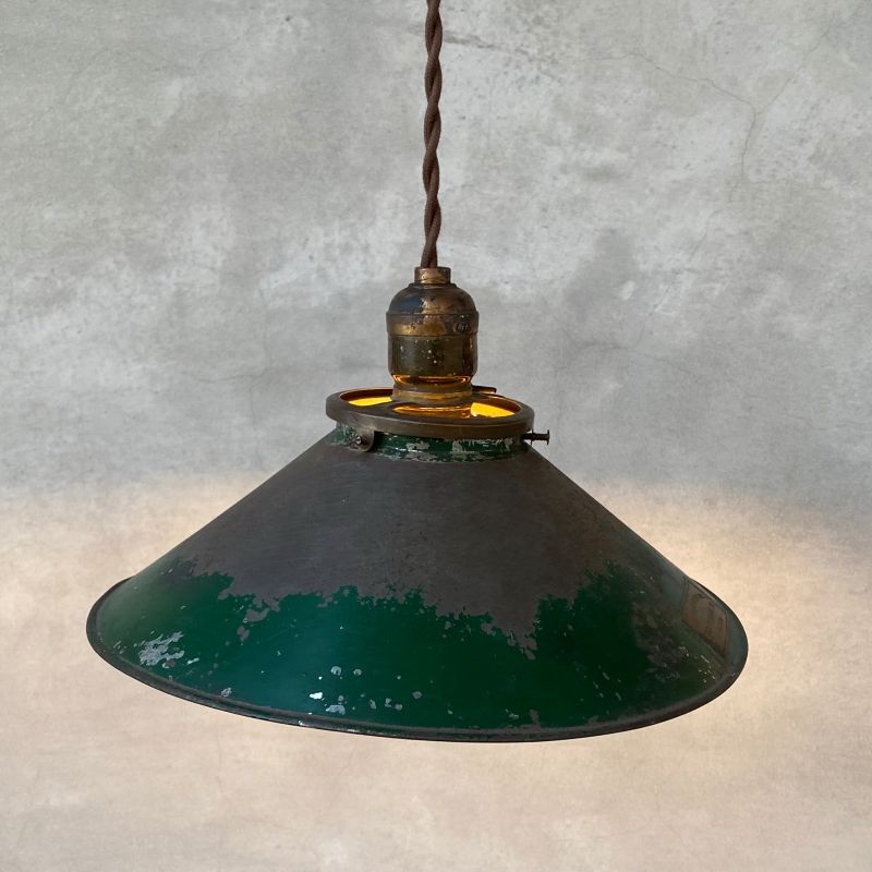 VINTAGE ANTIQUE MIRROR SHADE LAMP AMERICAN REFLECTOR AND LIGHTING