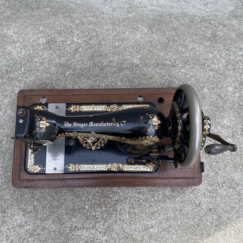 VINTAGE ANTIQUE SINGER SEWING MACHINE ヴィンテージ アンティーク