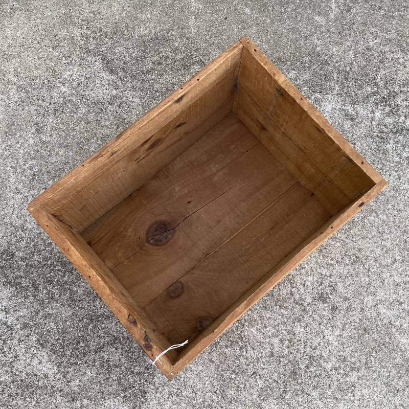 VINTAGE ANTIQUE WOOD CRATE WOODEN BOX HELONIN ヴィンテージ