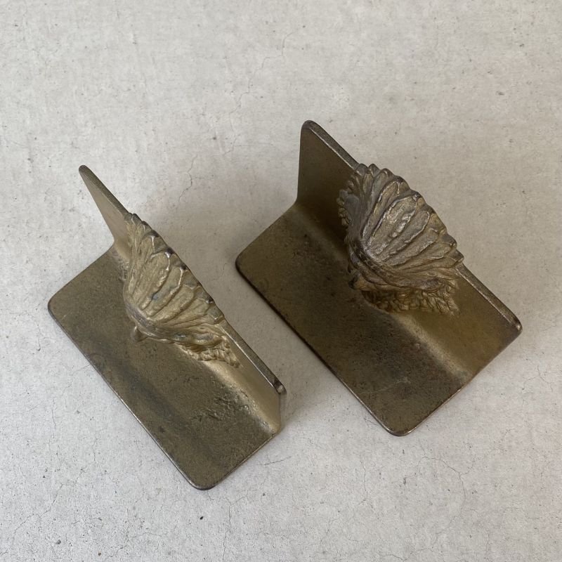VINTAGE ANTIQUE BOOKENDS INDIAN ヴィンテージ アンティーク ブック