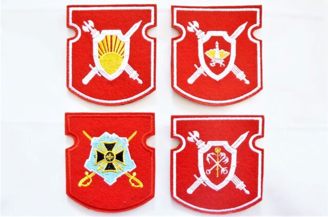 ロシア軍 憲兵 腕章用パッチ 【東部/南部/中央/西部軍管区】 ベルクロ