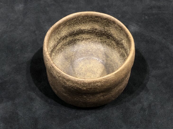 杉本 貞光 造『黒 茶盌』 ｜骨董品買取 緑和堂