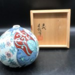 五代佐藤走波作 染錦辻ヶ花文 【大阪府河内長野市】 ｜骨董品買取 緑和堂