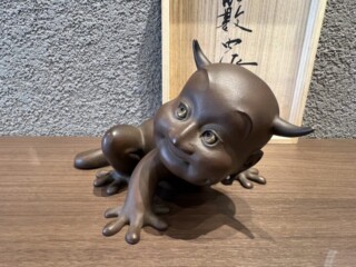 籔内佐斗司「家守坊」 ｜骨董品買取 緑和堂