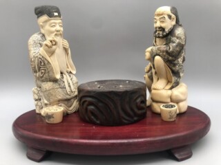 珊瑚 七福神彫 置物』逸品なお品物 買取価格相場｜骨董品買取 緑和堂