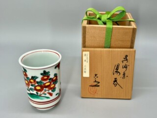 浜田庄司 作 『柿釉抜絵皿』 買取価格相場｜骨董品買取 緑和堂