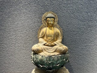木彫 阿弥陀如坐像 ｜骨董品買取 緑和堂
