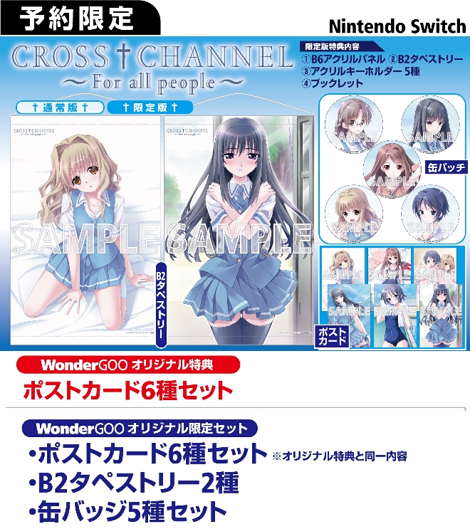 Nintendo Switch CROSS†CHANNEL ~For all people~【限定セット】B2