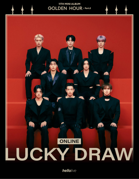 12/29 HELLOLIVE LUCKY DRAW EVENT] ATEEZ - GOLDEN HOUR : Part.1